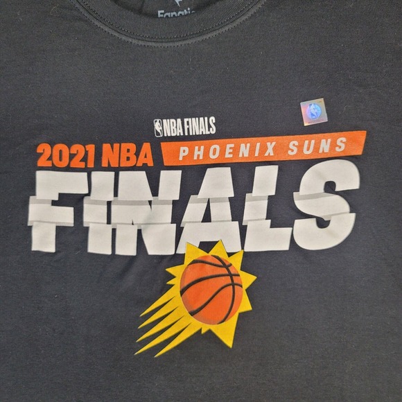 NWT NBA Fanatics 2021 Phoenix Suns Finals Mens Black Size Large Basketball - Picture 3 of 7